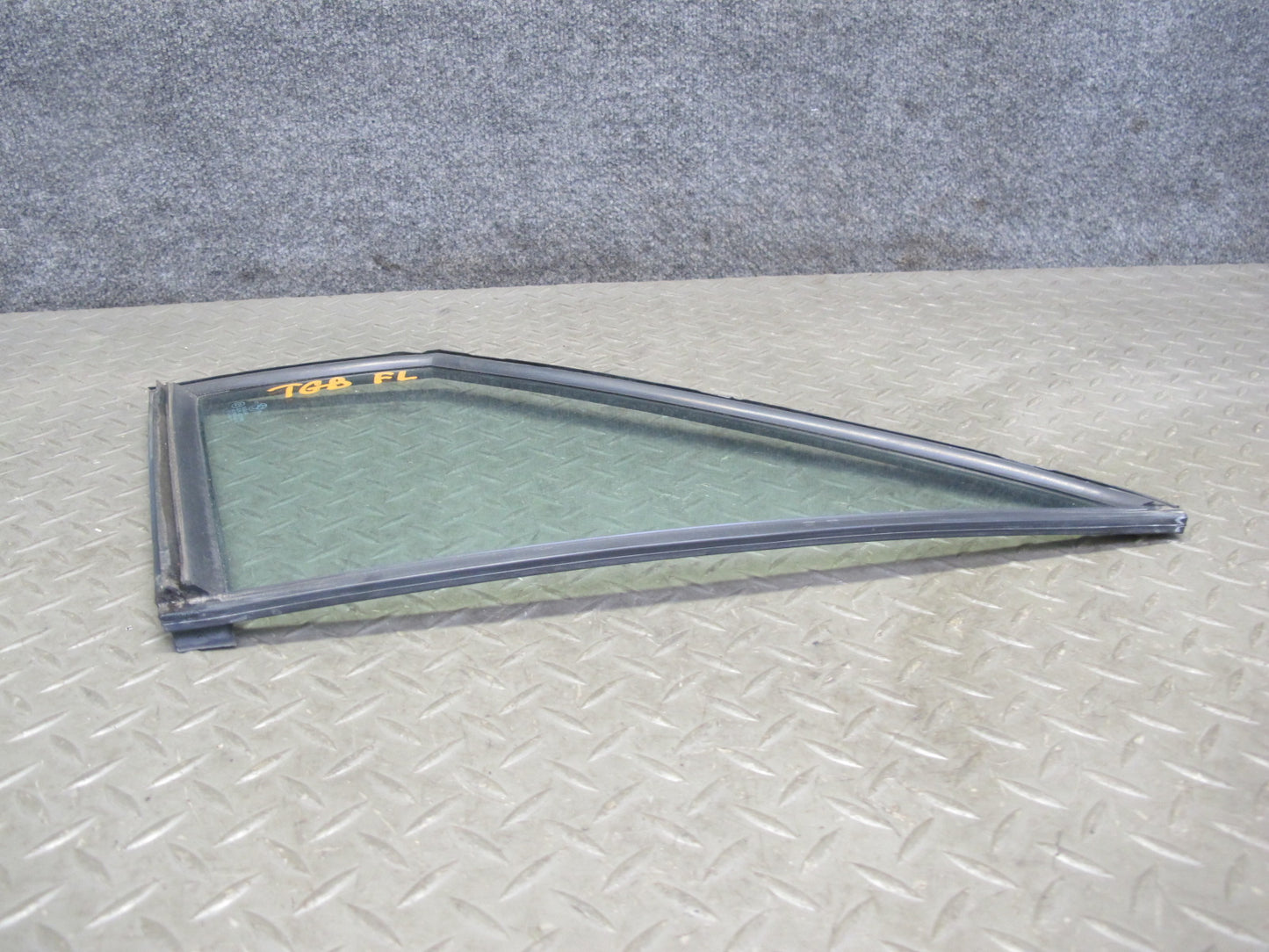 87-91 BMW E30 3-SERIES Convertible Left Door Fixed Corner Glass Window OEM