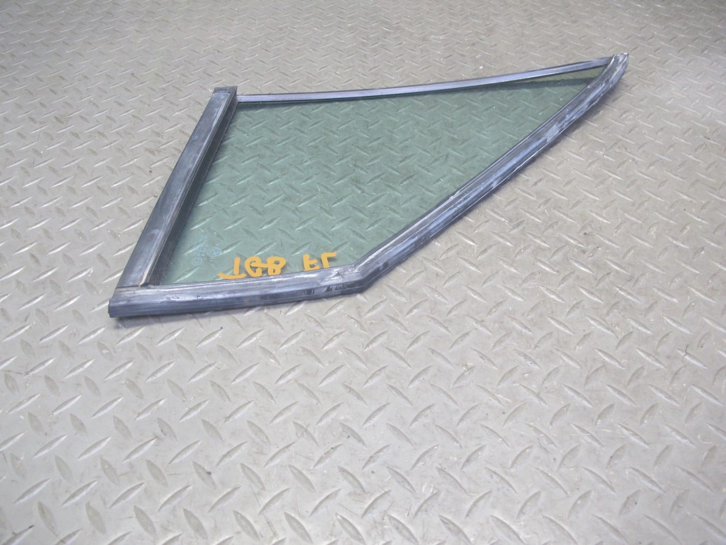 87-91 BMW E30 3-SERIES Convertible Left Door Fixed Corner Glass Window OEM