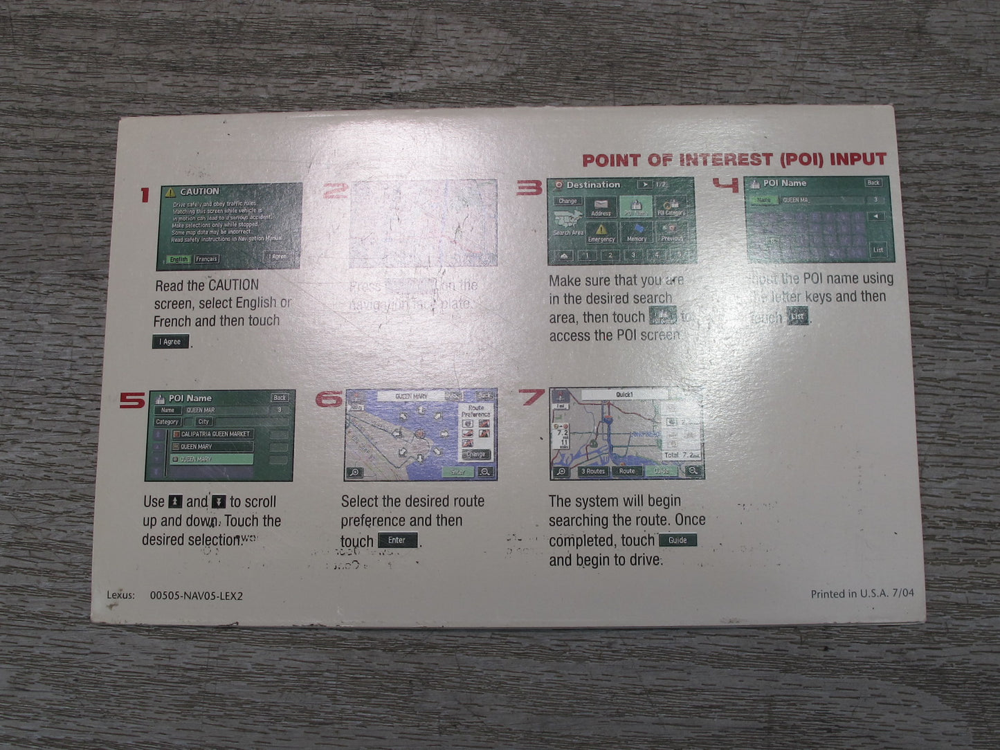 2005 Lexus UZJ100L LX470 Owners Operator User Guide Manual Book Case Set