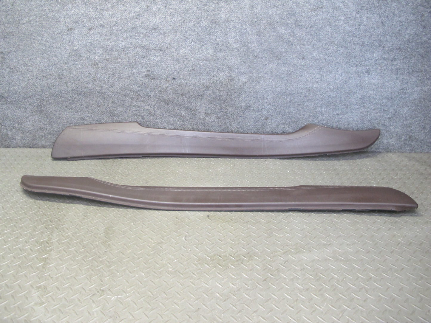 2014-2018 BMW F15 X5 Center Console Left & Right Side Trim Panel Mokka Set of 2