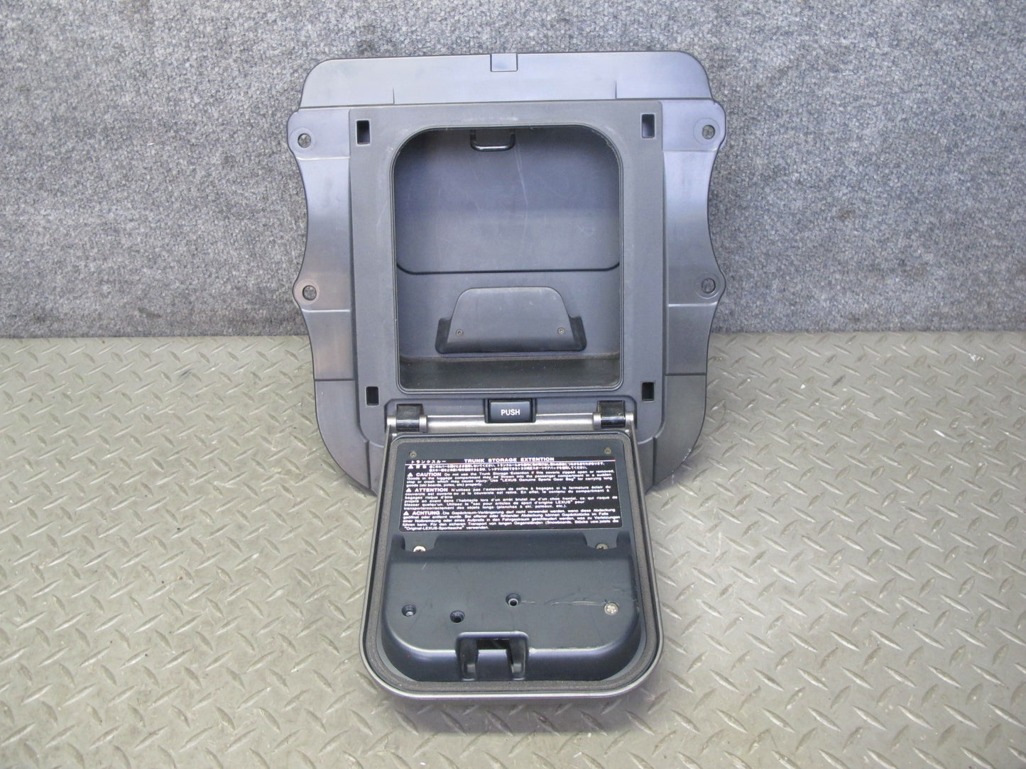 04-06 Lexus UCF30L LS430 Rear Seat Partition Trunk Storage Extension OEM