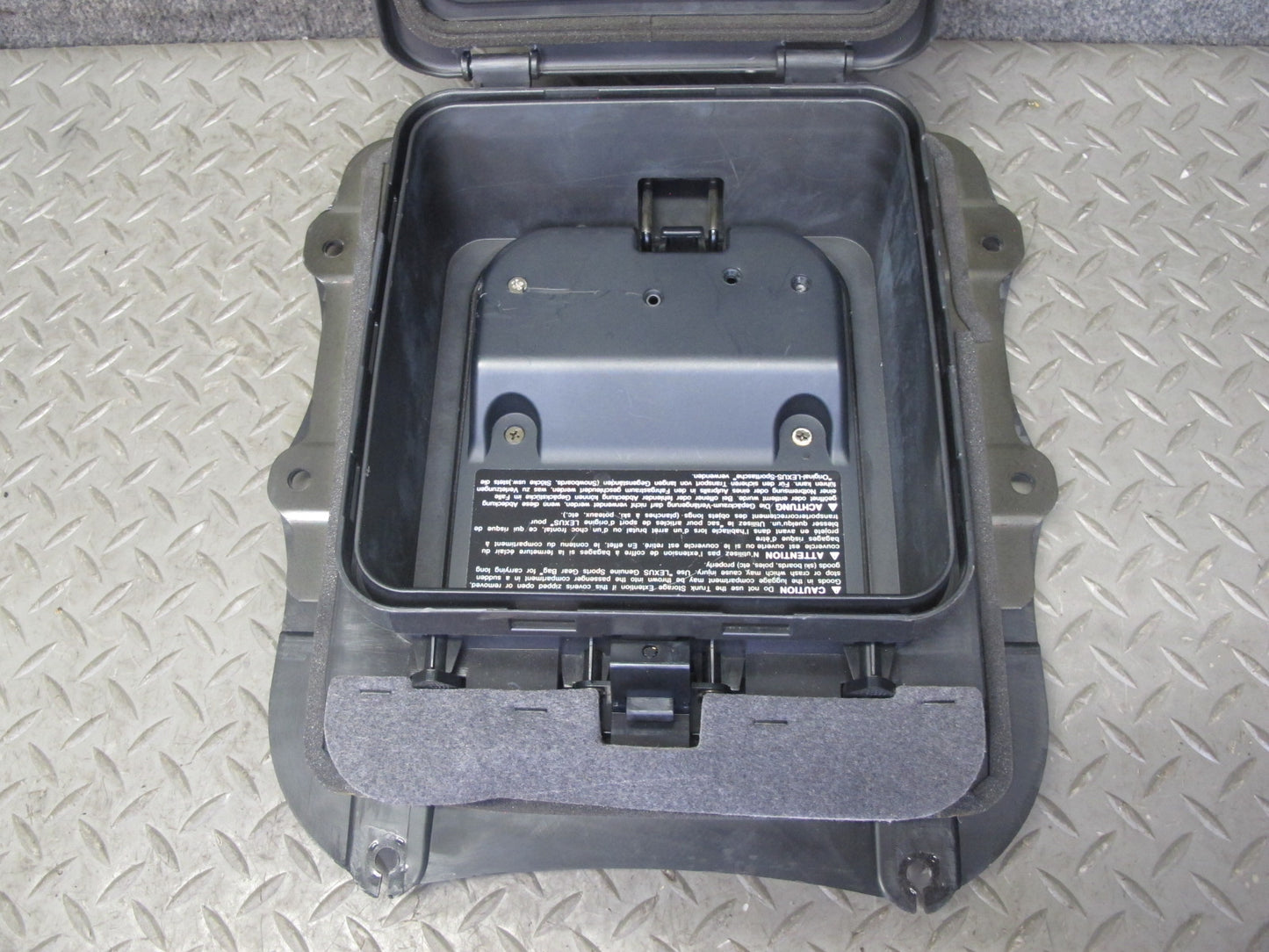 04-06 Lexus UCF30L LS430 Rear Seat Partition Trunk Storage Extension OEM