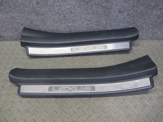 01-06 Lexus UCF30L LS430 Set of 2 Rear Door Scuff Sill Plate Trim Panel OEM