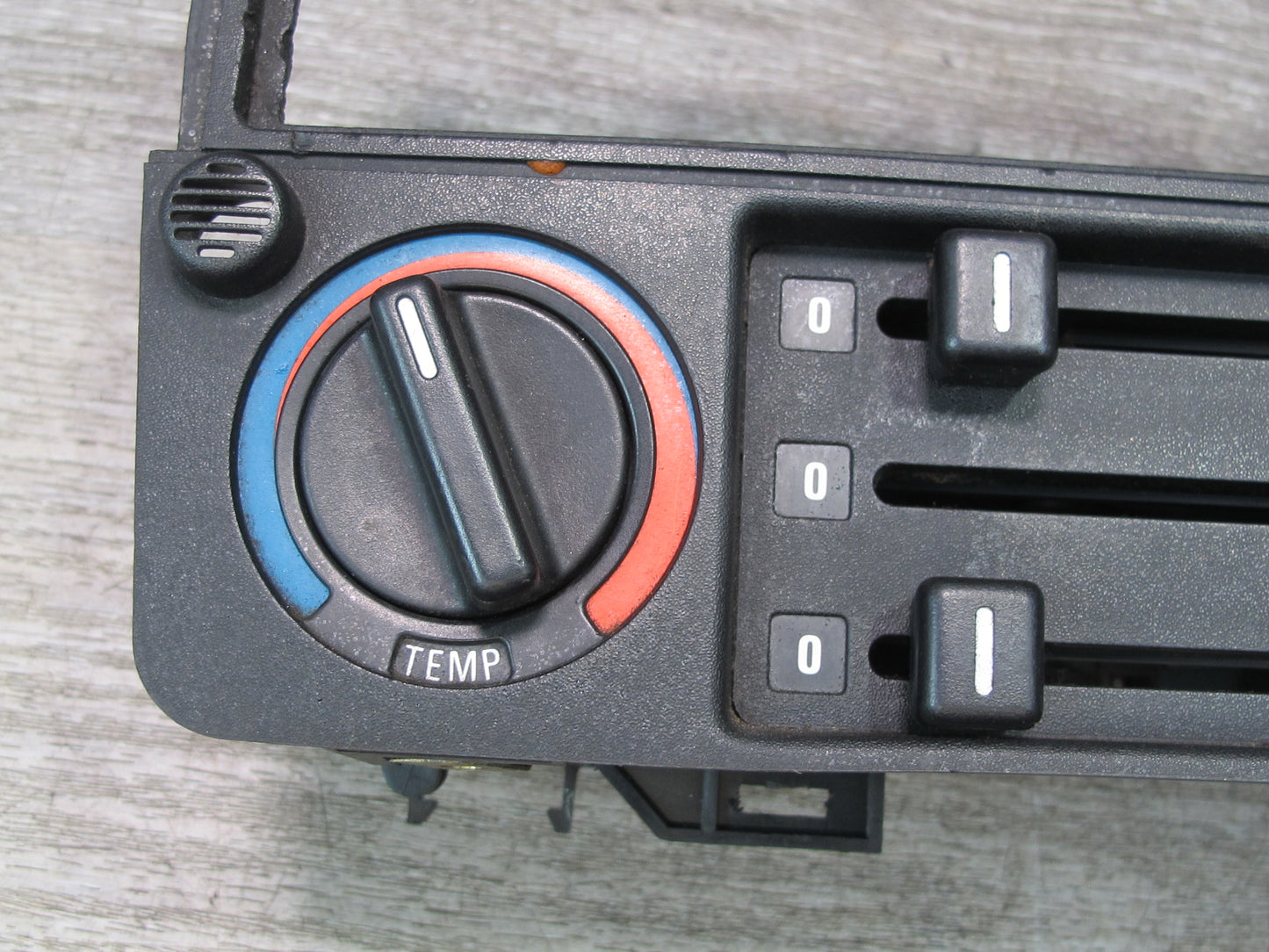 87-91 BMW E30 3-SERIES Manual A/C Heater Climate Control Switch Panel OEM