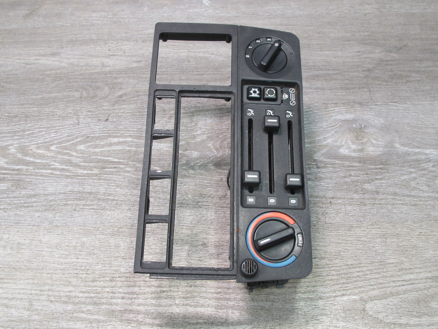 87-91 BMW E30 3-SERIES Manual A/C Heater Climate Control Switch Panel OEM