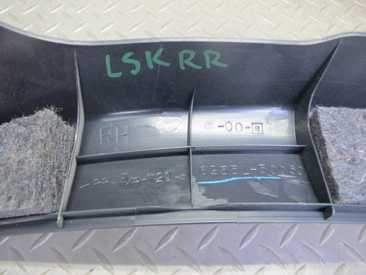 04-06 Lexus UCF30L LS430 Set of 2 Rear Quarter Lower Pillar Trim Panel OEM