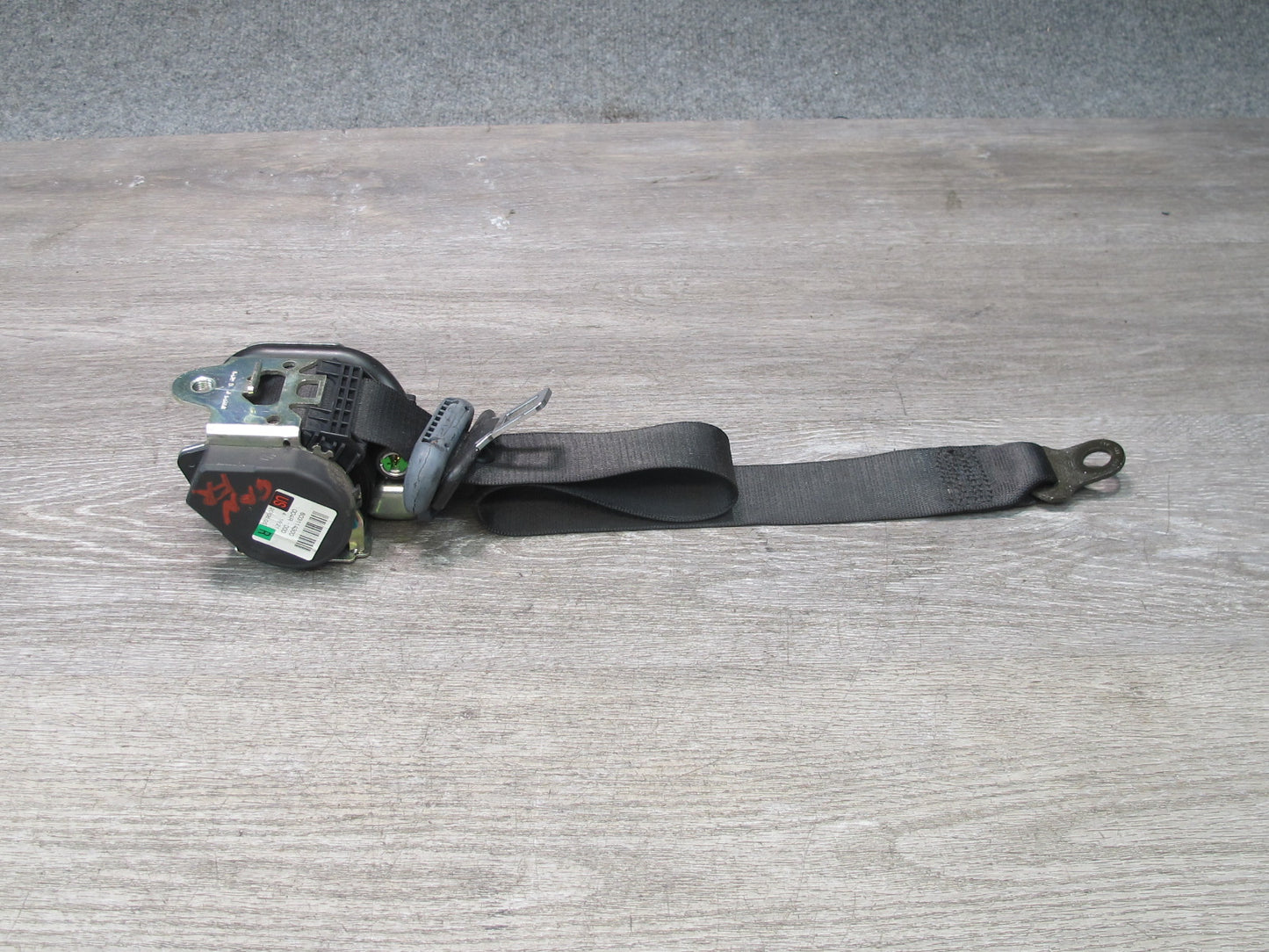 05-12 PORSCHE 911 997 FRONT RIGHT PASSENGER SIDE SEATBELT RETRACTOR OEM