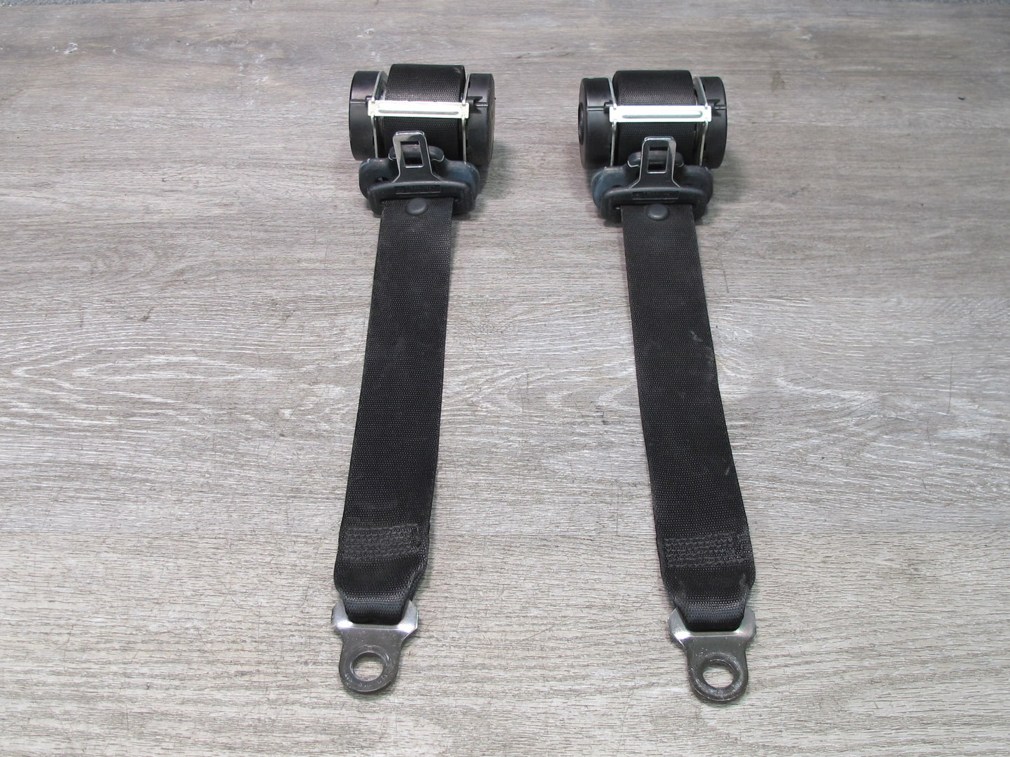 05-12 PORSCHE 911 997 REAR RIGHT & LEFT SIDE SEATBELT RETRACTOR SET OEM