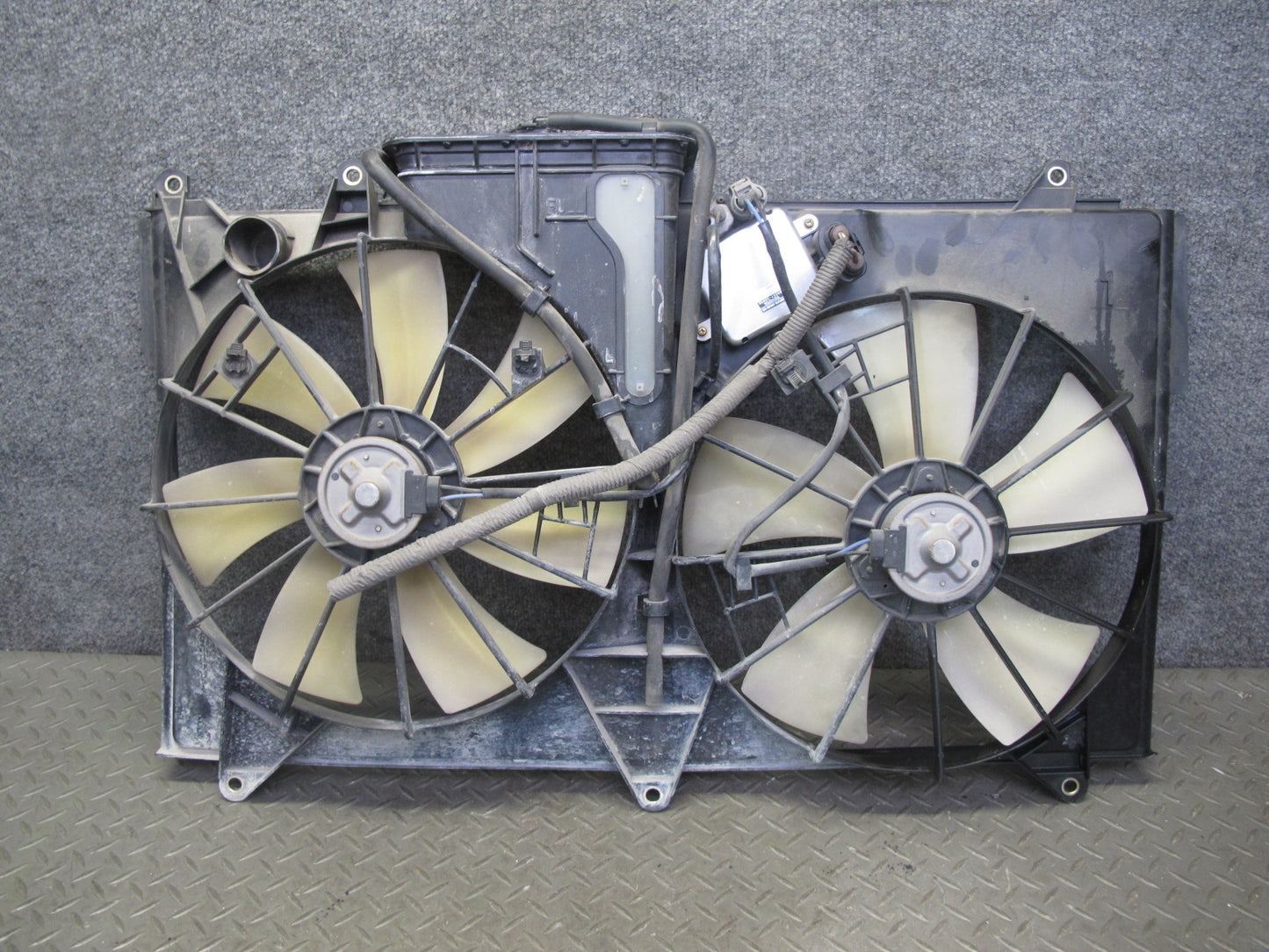 01-06 Lexus UCF30L LS430 Engine Radiator Cooling Motor Fan Shroud w Module OEM