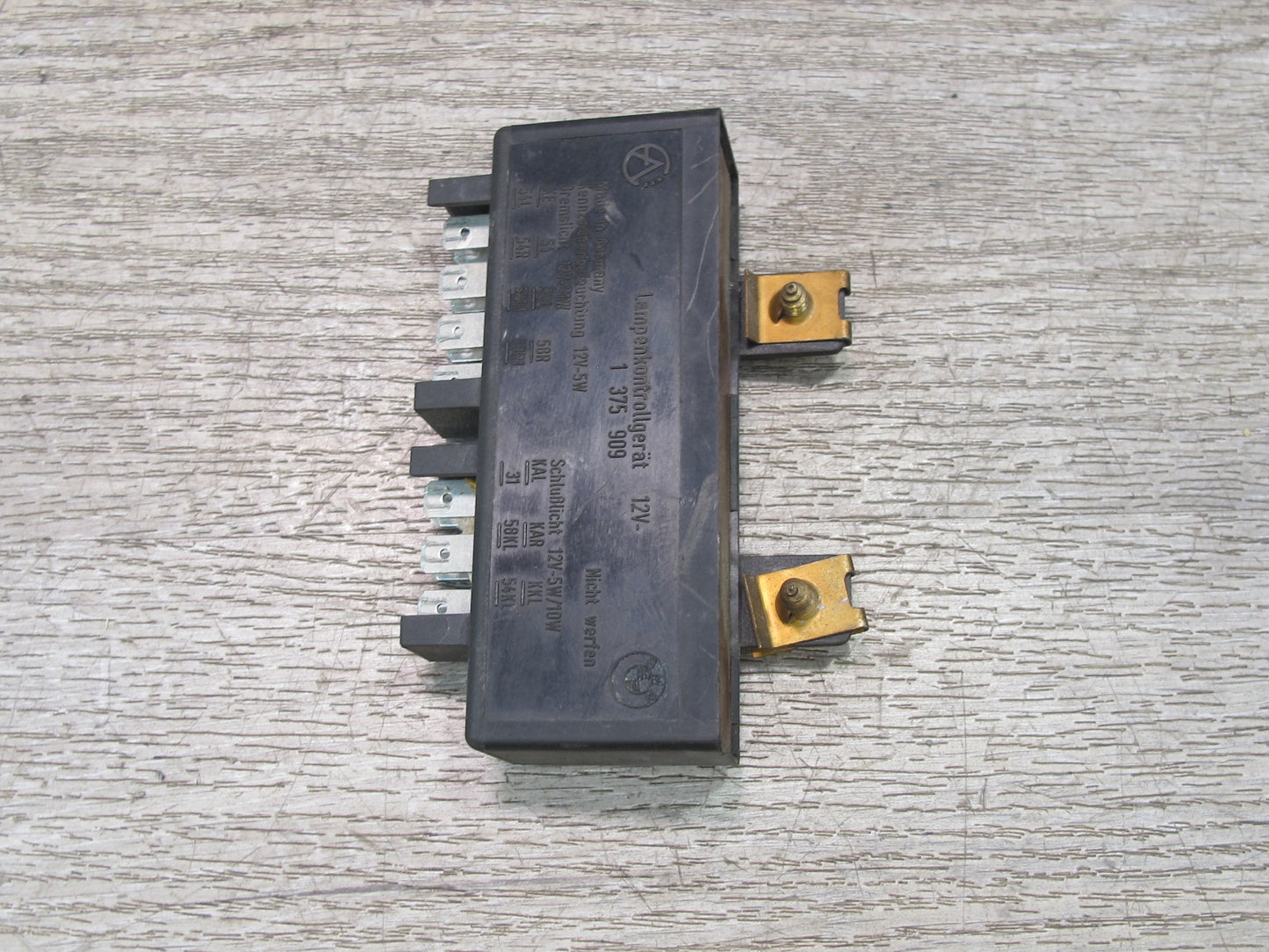 84-91 BMW E30 3-SERIES Lamp Check Control Panel Relay Module 1375909 OEM
