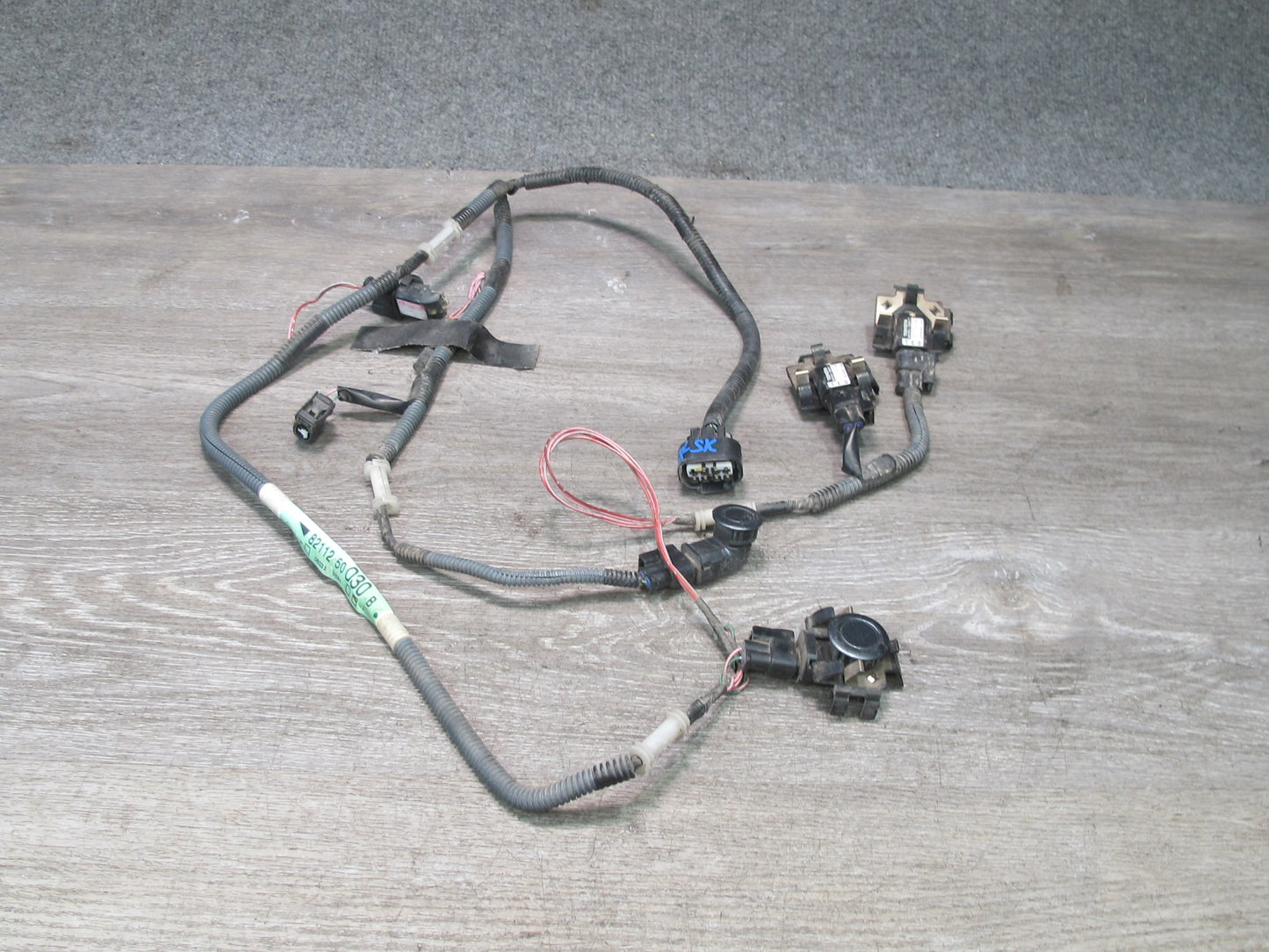 04-06 Lexus UCF30L LS430 Front Bumper PDC Parking Distance Sensor w Wiring OEM