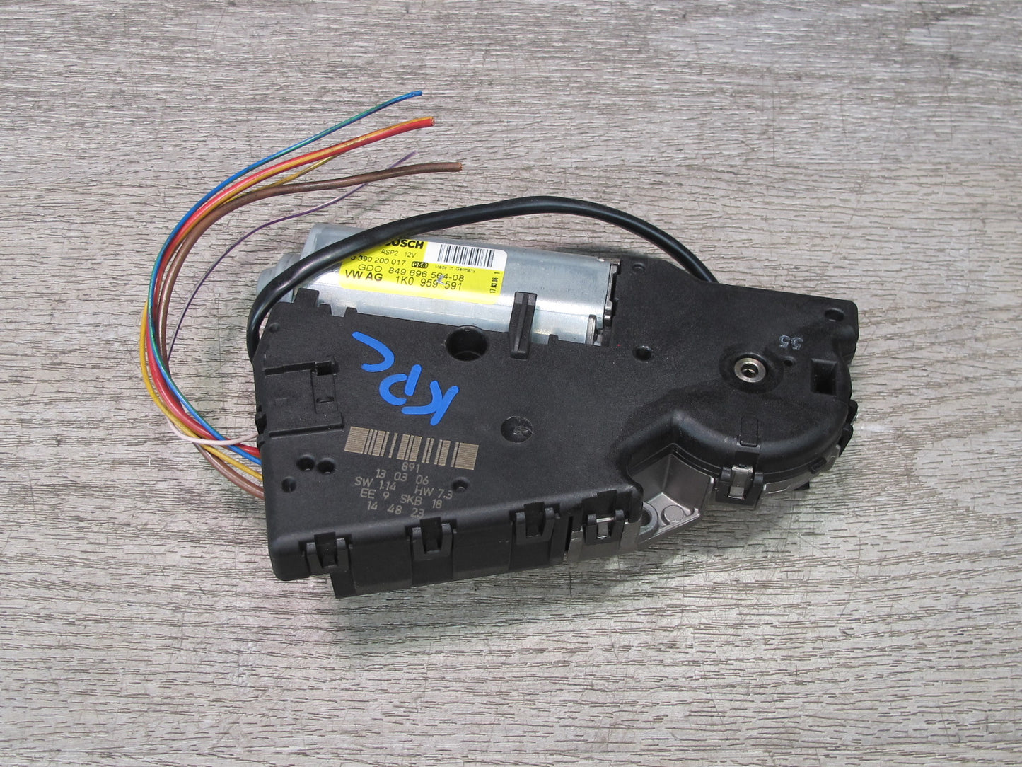 2003-2010 Porsche Cayenne 955 Sunroof Motor Drive Unit 1K0959591