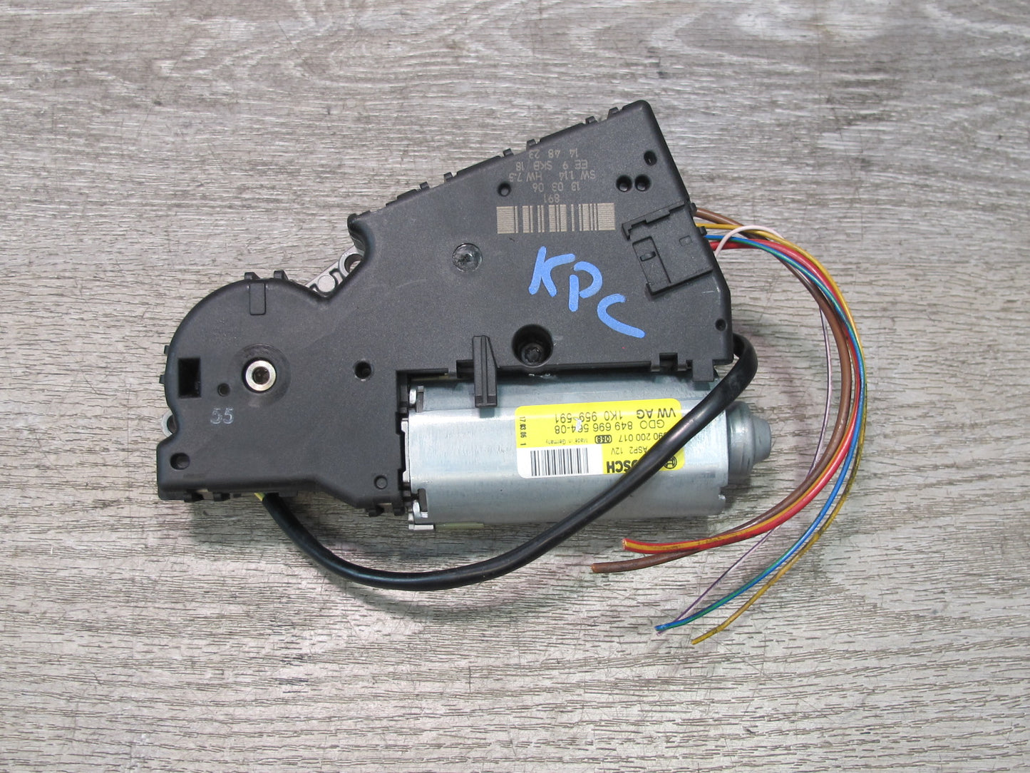2003-2010 Porsche Cayenne 955 Sunroof Motor Drive Unit 1K0959591