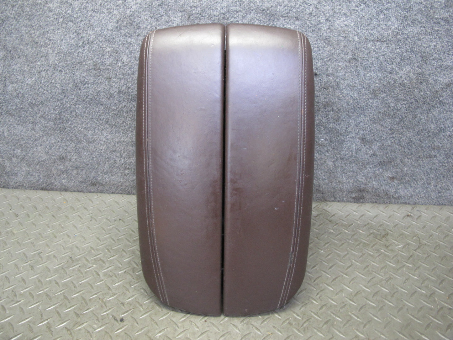 2014-2018 BMW F15 X5 Front Center Console Leather Armrest Compartment Storage