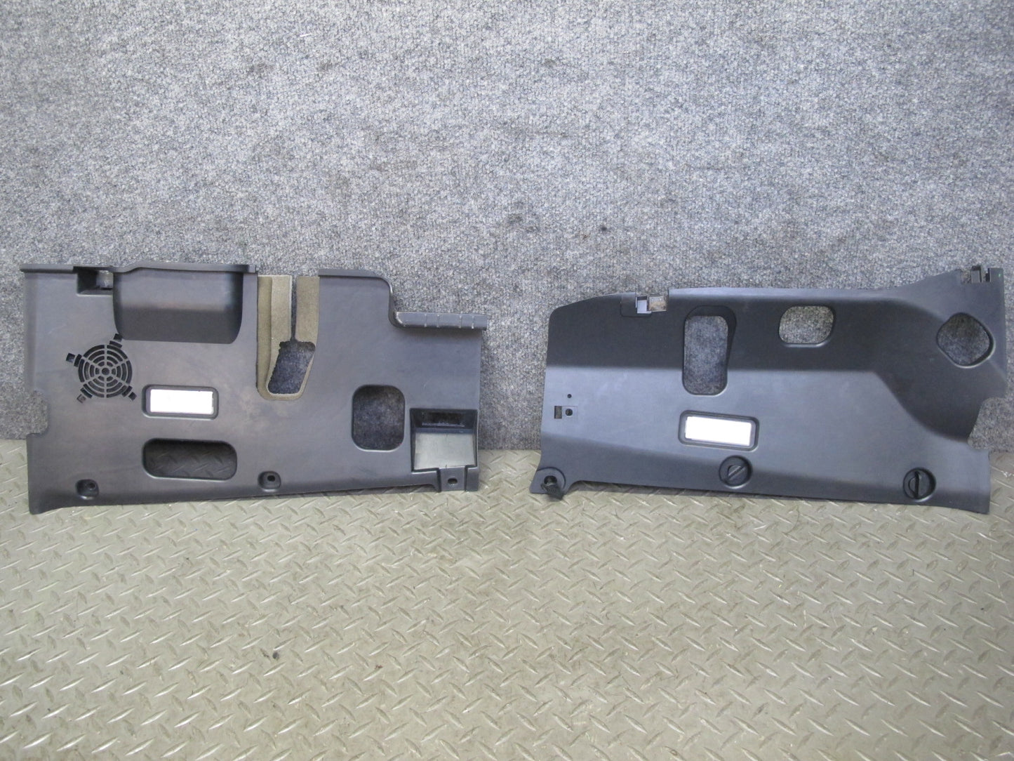 2014-2018 BMW F15 X5 Front Left & Right Under Dash Trim Cover Panel Set of 2