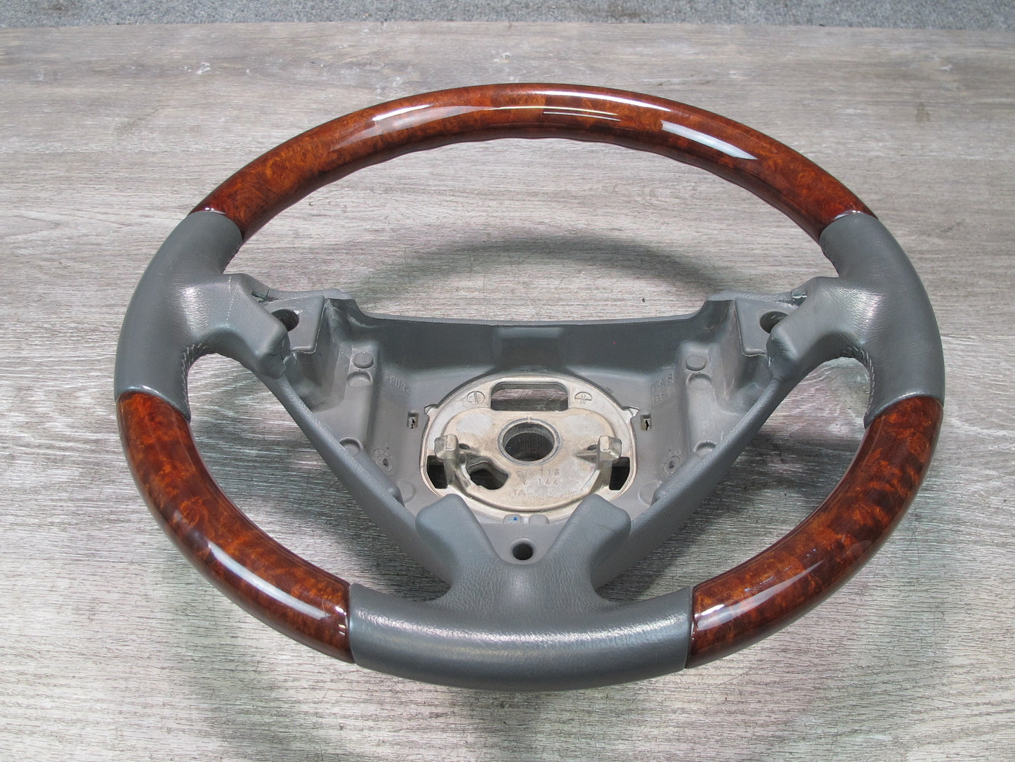 2003-2010 Porsche Cayenne 955 Leather Wood Steering