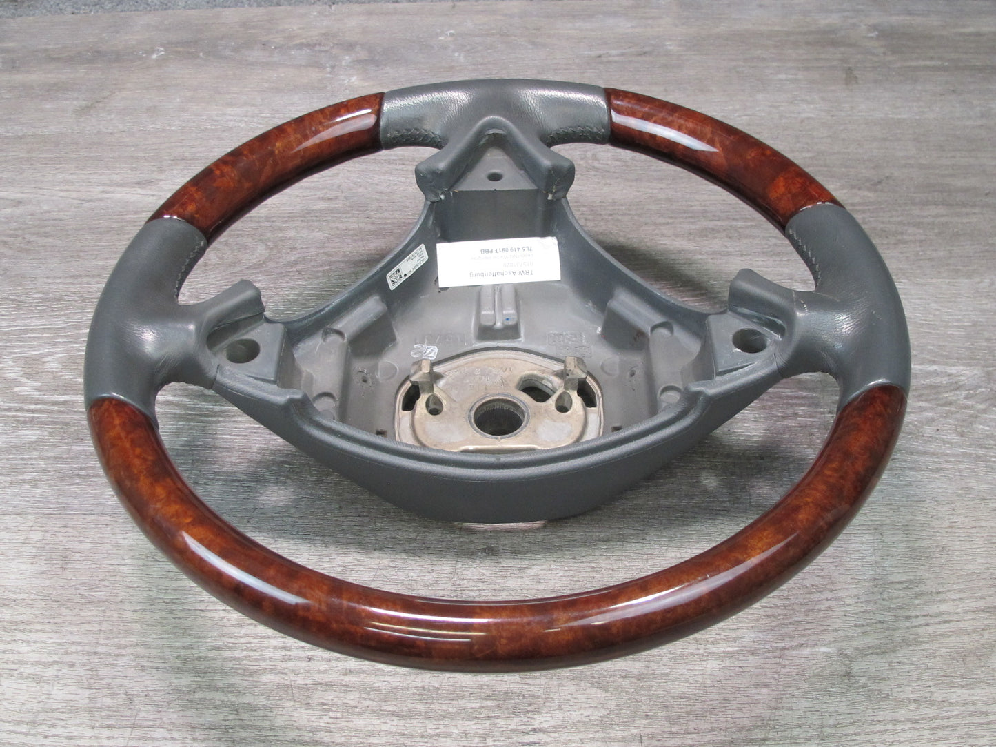 2003-2010 Porsche Cayenne 955 Leather Wood Steering