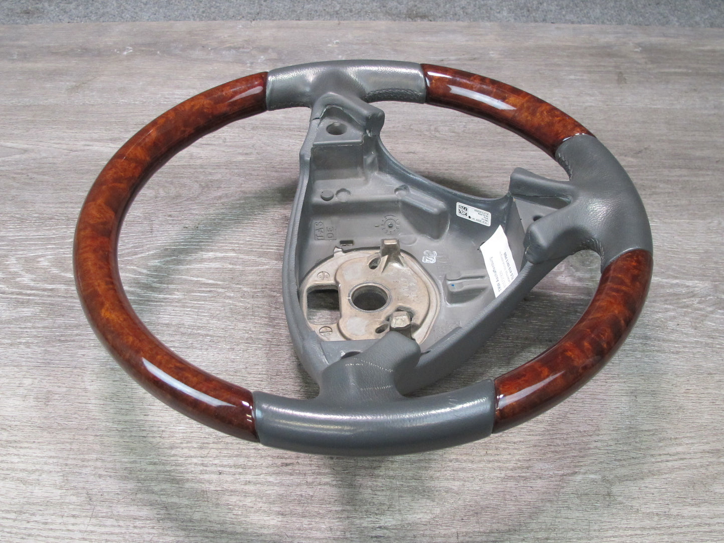 2003-2010 Porsche Cayenne 955 Leather Wood Steering