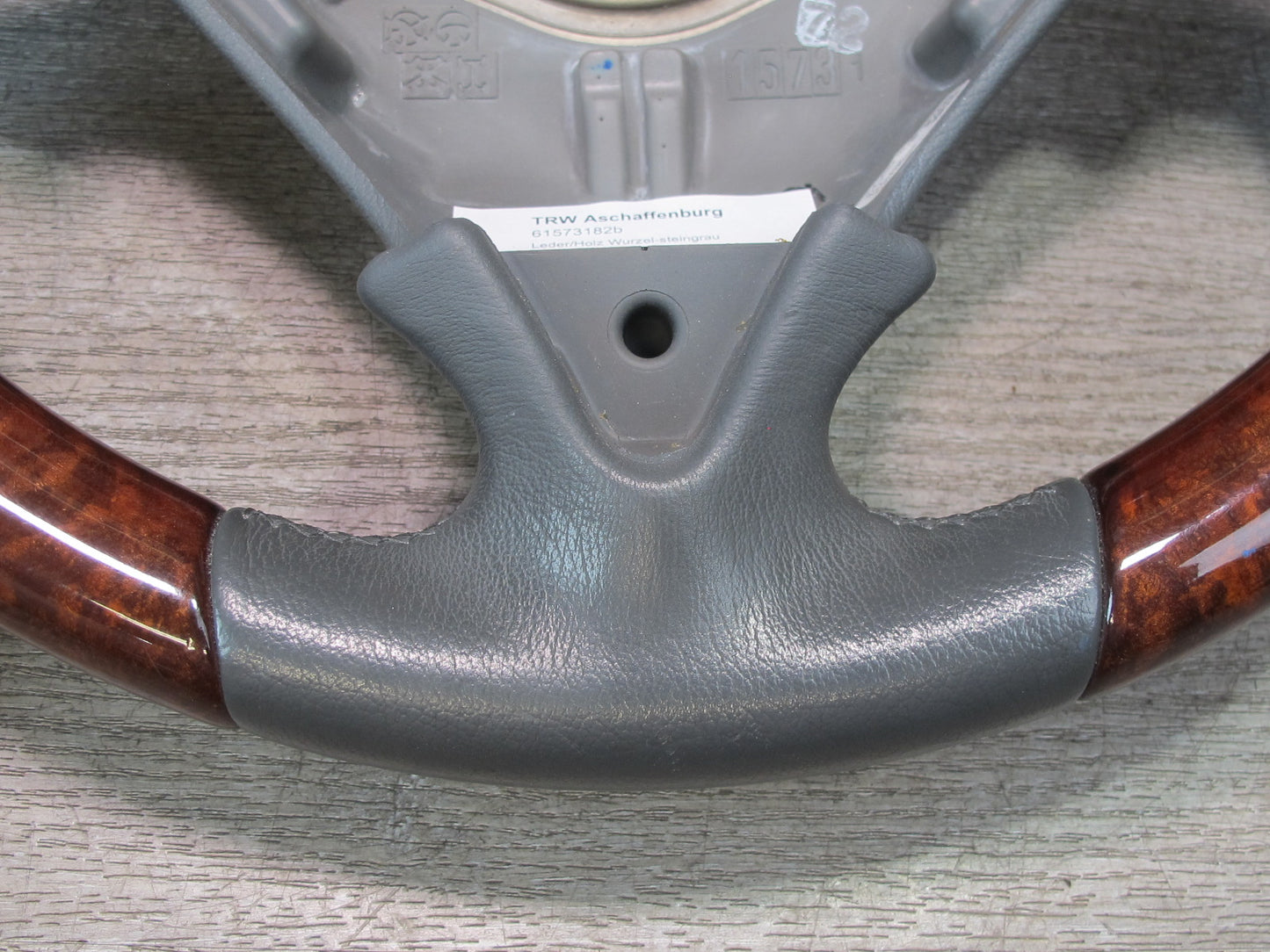 2003-2010 Porsche Cayenne 955 Leather Wood Steering