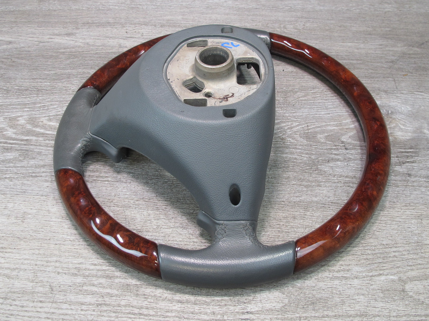 2003-2010 Porsche Cayenne 955 Leather Wood Steering
