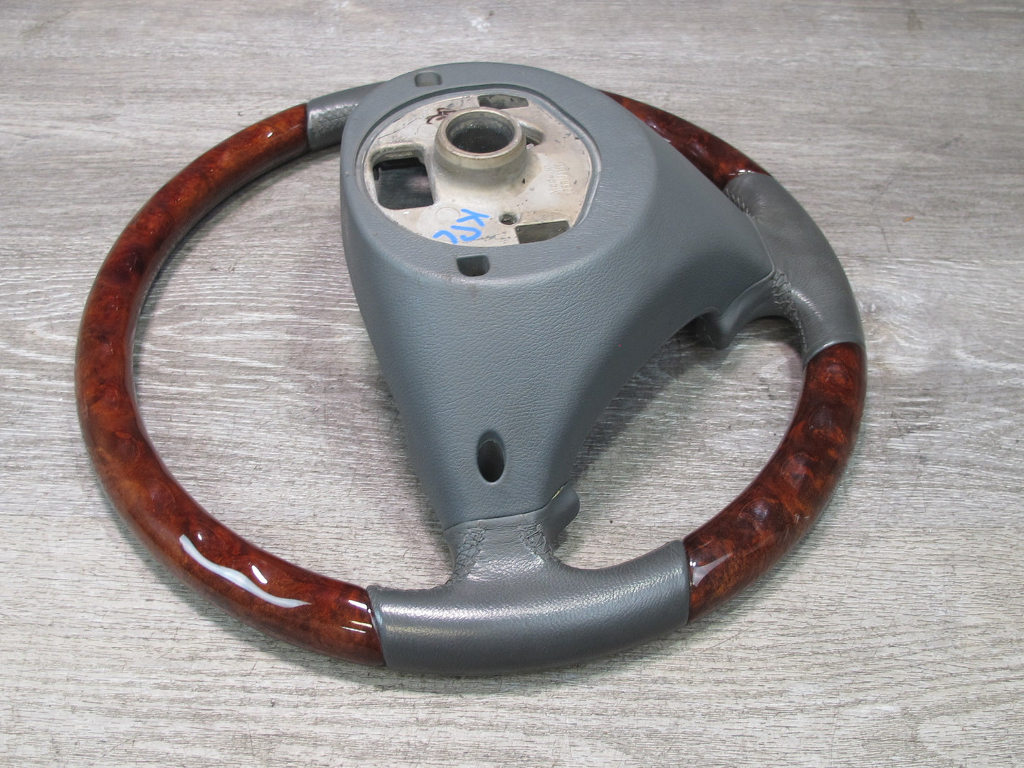 2003-2010 Porsche Cayenne 955 Leather Wood Steering