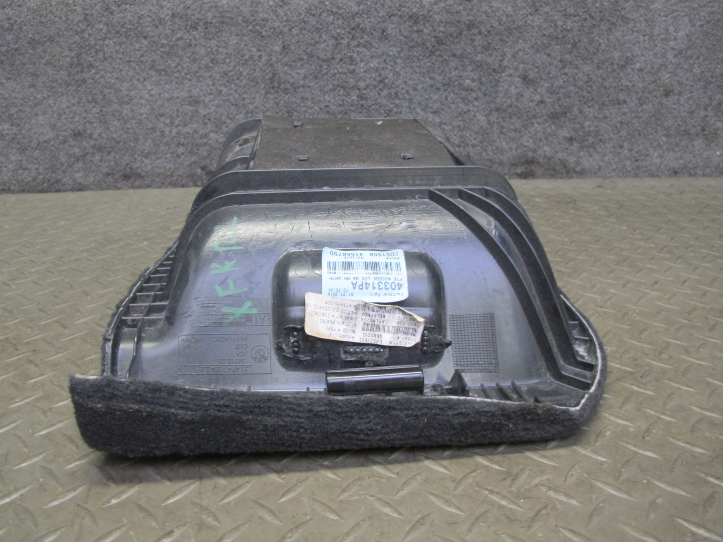 2014-2018 BMW F15 X5 Rear Right Trunk Carpet Trim Cover Panel 7284328