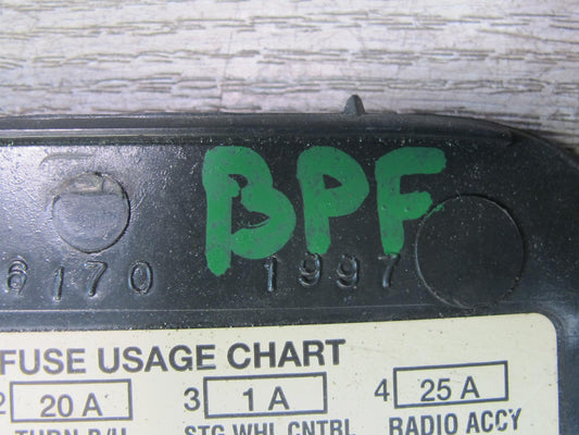 97-02 Pontiac Firebird Dash Left Side Fuse Box Cover Trim Panel 10286170 OEM