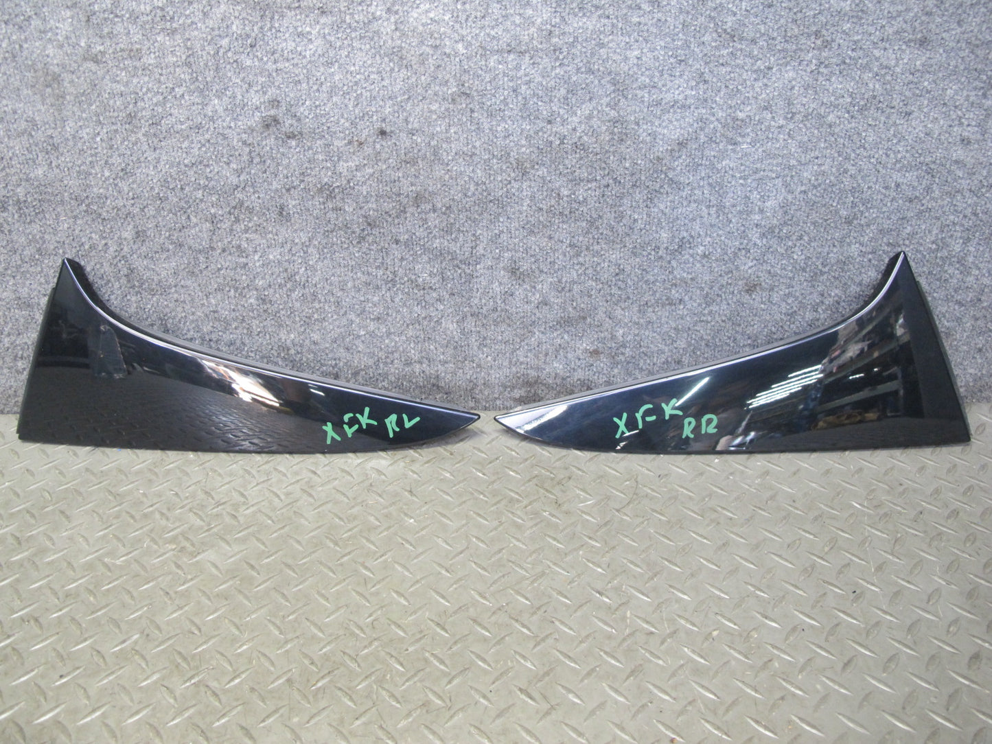 2014-2018 BMW F15 X5 Rear Trunk Lid Liftgate Spoiler Side Trim Molding Set of 2