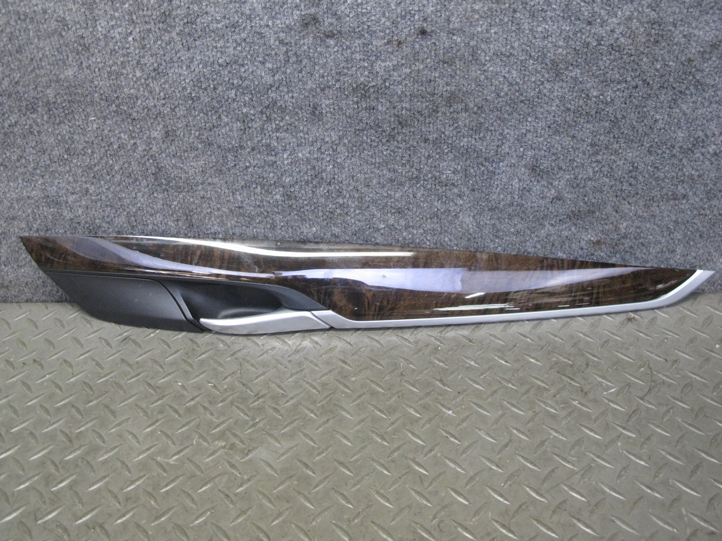2014-2018 BMW F15 X5 Dash Door Wood Poplar Trim Bezel Cover Panel Set of 8