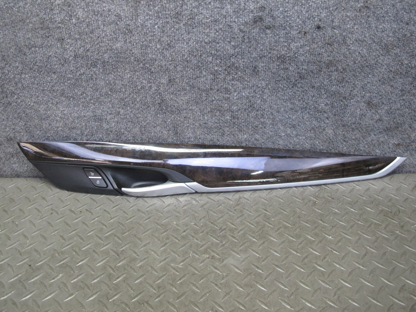 2014-2018 BMW F15 X5 Dash Door Wood Poplar Trim Bezel Cover Panel Set of 8
