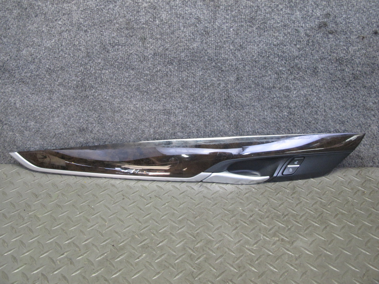 2014-2018 BMW F15 X5 Dash Door Wood Poplar Trim Bezel Cover Panel Set of 8