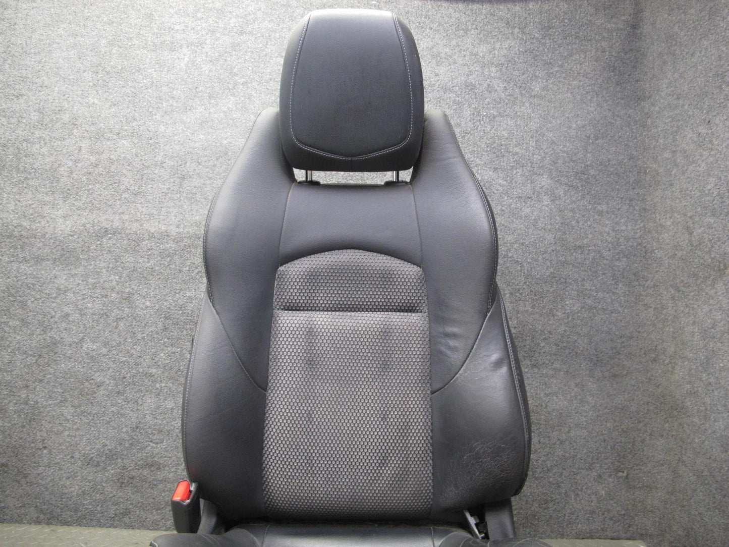 10-19 Nissan Z34 370Z Convertible Set of 2 Left & Right Leather Seat Black OEM