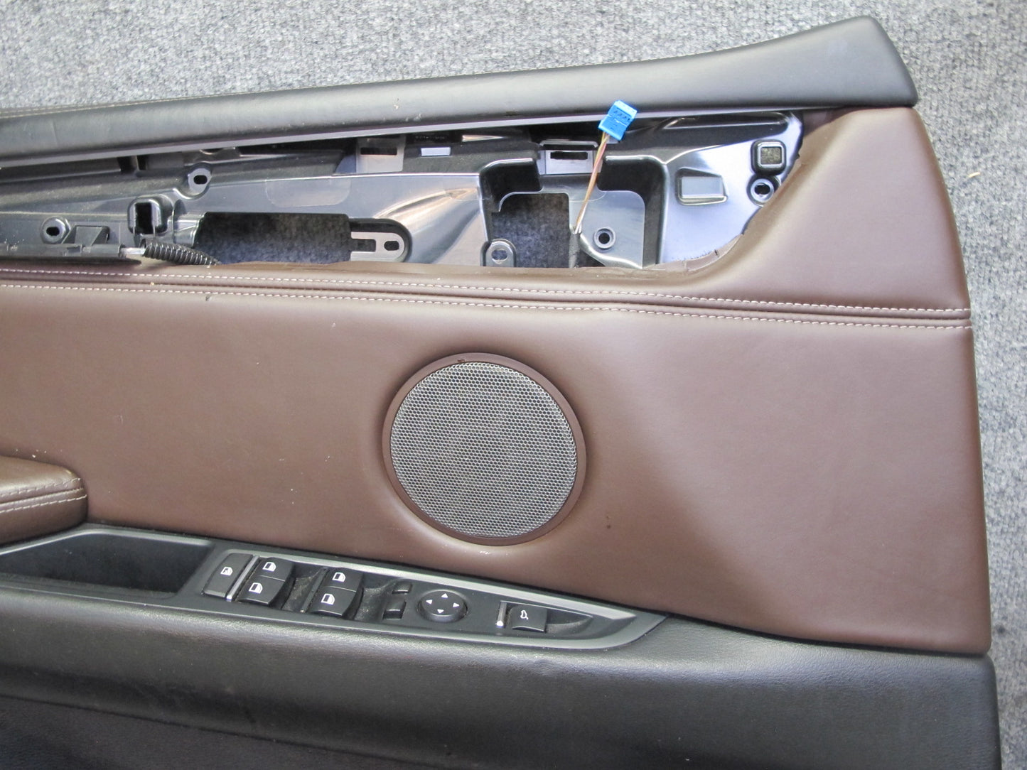 2014-2018 BMW F15 X5 Front Left & Right Door Interior Trim Panel Mokka Set of 2