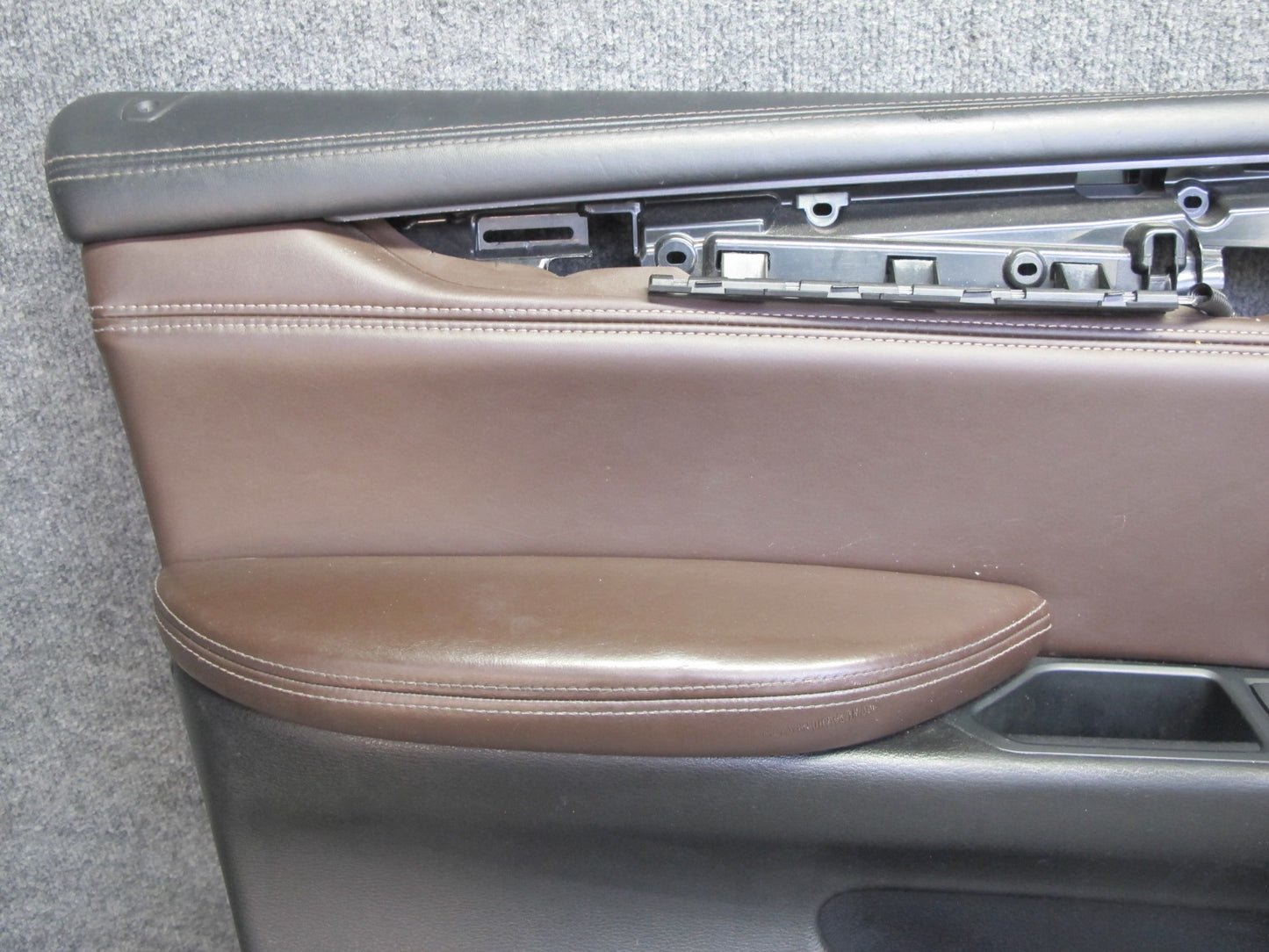 2014-2018 BMW F15 X5 Front Left & Right Door Interior Trim Panel Mokka Set of 2