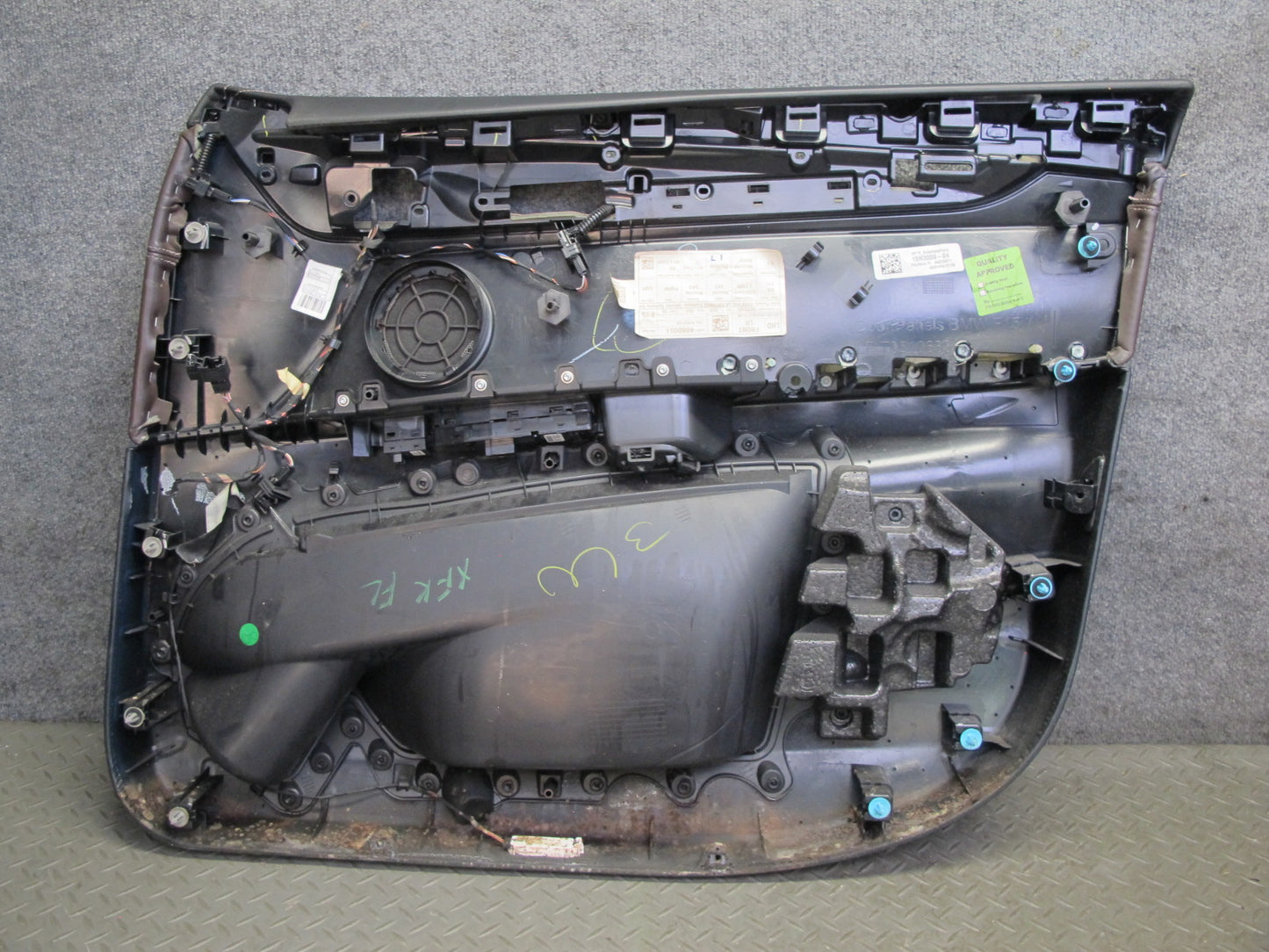 2014-2018 BMW F15 X5 Front Left & Right Door Interior Trim Panel Mokka Set of 2