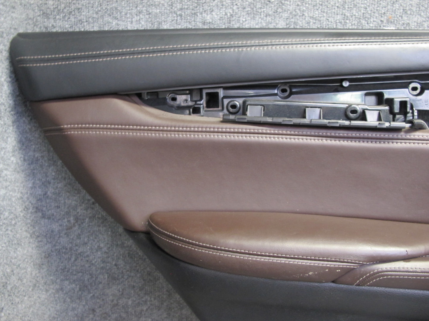 2014-2018 BMW F15 X5 Rear Left & Right Door Interior Trim Panel Mokka Set of 2