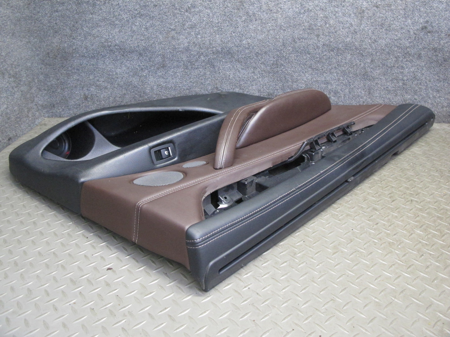 2014-2018 BMW F15 X5 Rear Left & Right Door Interior Trim Panel Mokka Set of 2