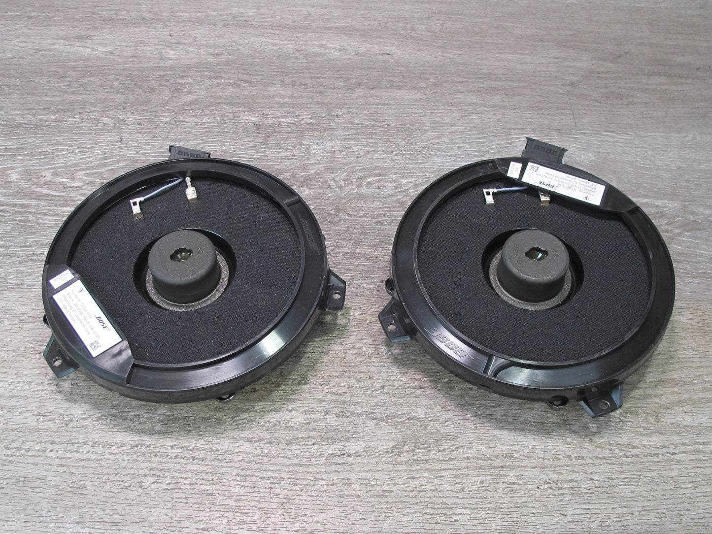 2003-2010 Porsche Cayenne 957 Front Left & Right Bose Subwoofer Speaker Set