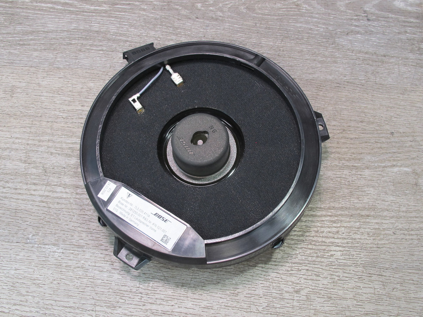 2003-2010 Porsche Cayenne 957 Front Left & Right Bose Subwoofer Speaker Set