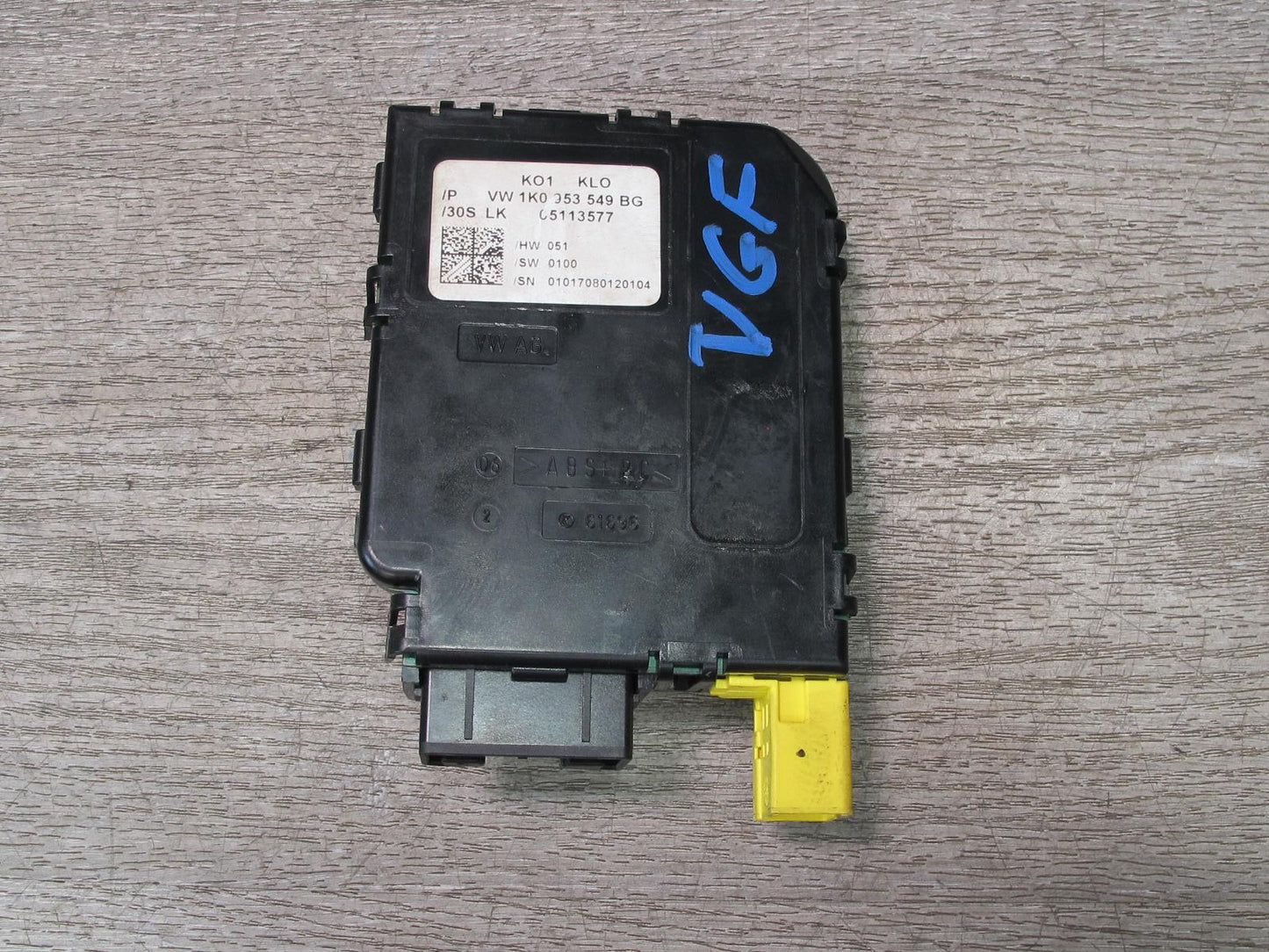 06-09 VW Golf GTI R32 MK5 Steering Control Module Unit 1K0953549BG OEM