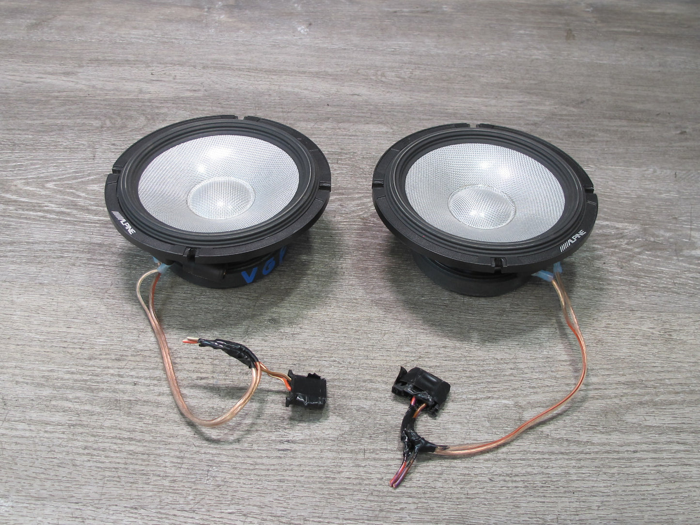 Set of 2 Alpine R2-S65C 6.5" Midbass Speaker Woofer 2-WAY Component