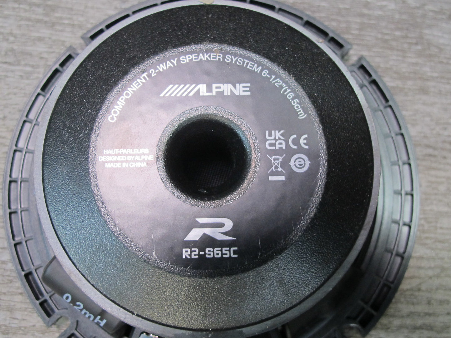 Set of 2 Alpine R2-S65C 6.5" Midbass Speaker Woofer 2-WAY Component