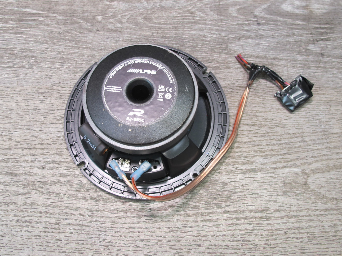 Set of 2 Alpine R2-S65C 6.5" Midbass Speaker Woofer 2-WAY Component