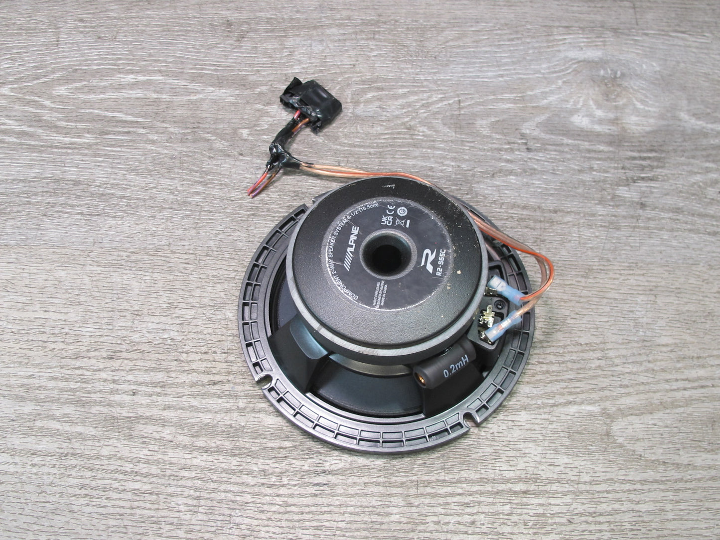 Set of 2 Alpine R2-S65C 6.5" Midbass Speaker Woofer 2-WAY Component
