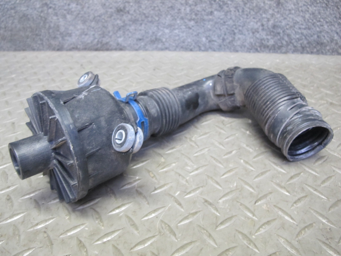 2008 VW R32 VR6 3.2L Engine Air Intake Resonator w Duct Hose Pipe OEM