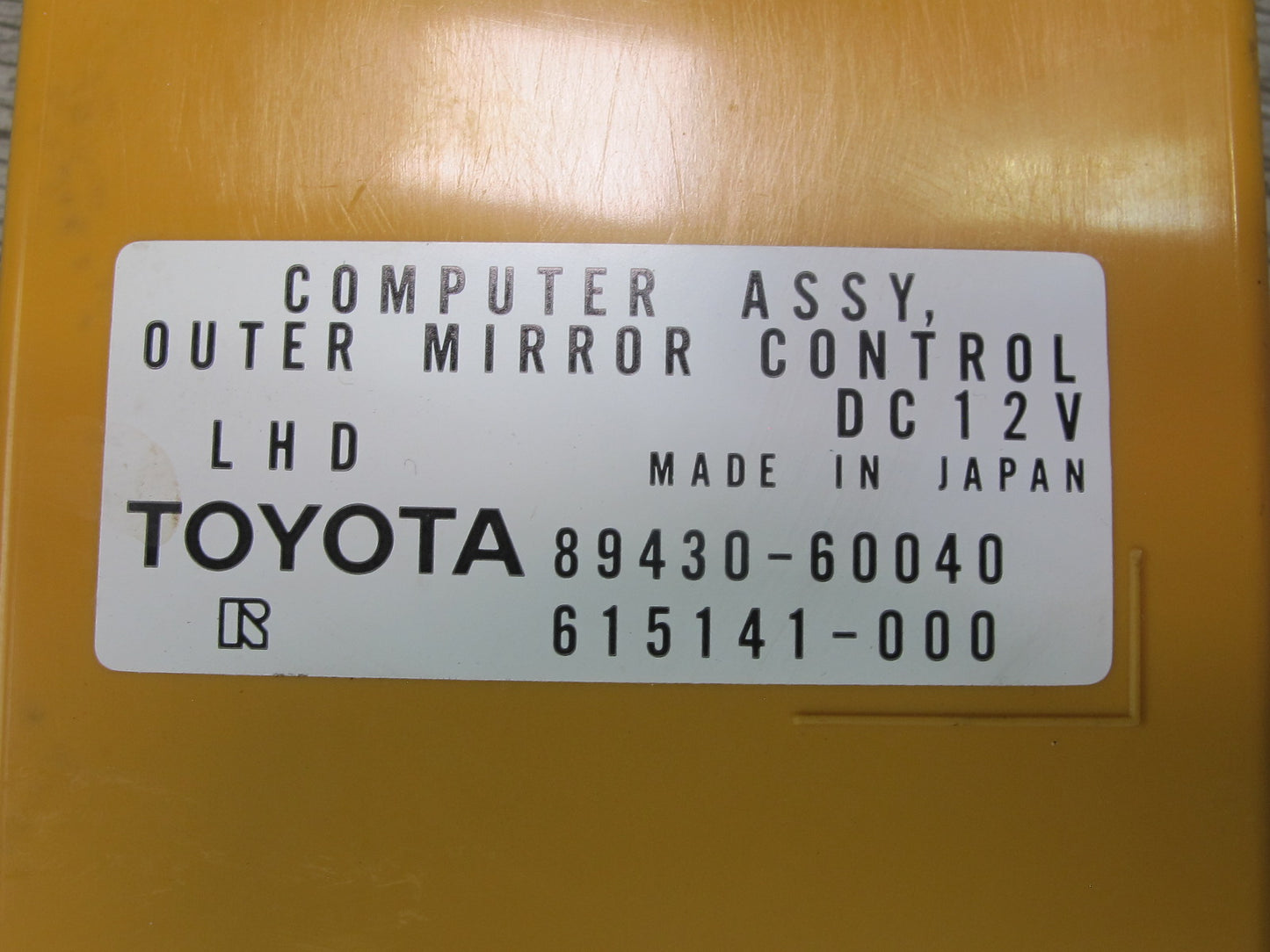 2003-2007 Lexus UZJ100L LX470 Outer Mirror Memory Control Module 89430-60040