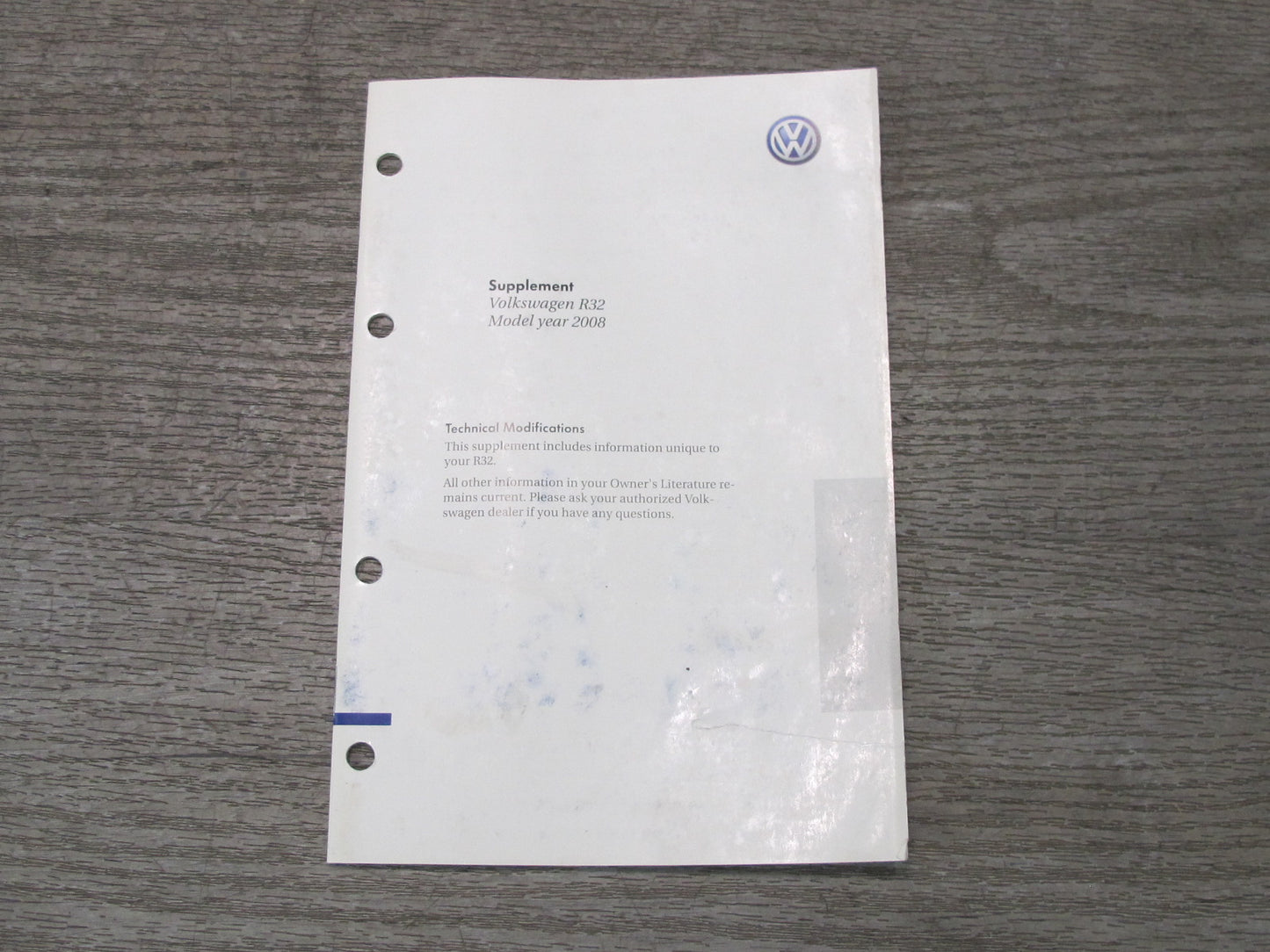 2008 VW Golf R32 VR6 Owner Operator Guide Manual Book Case Set OEM