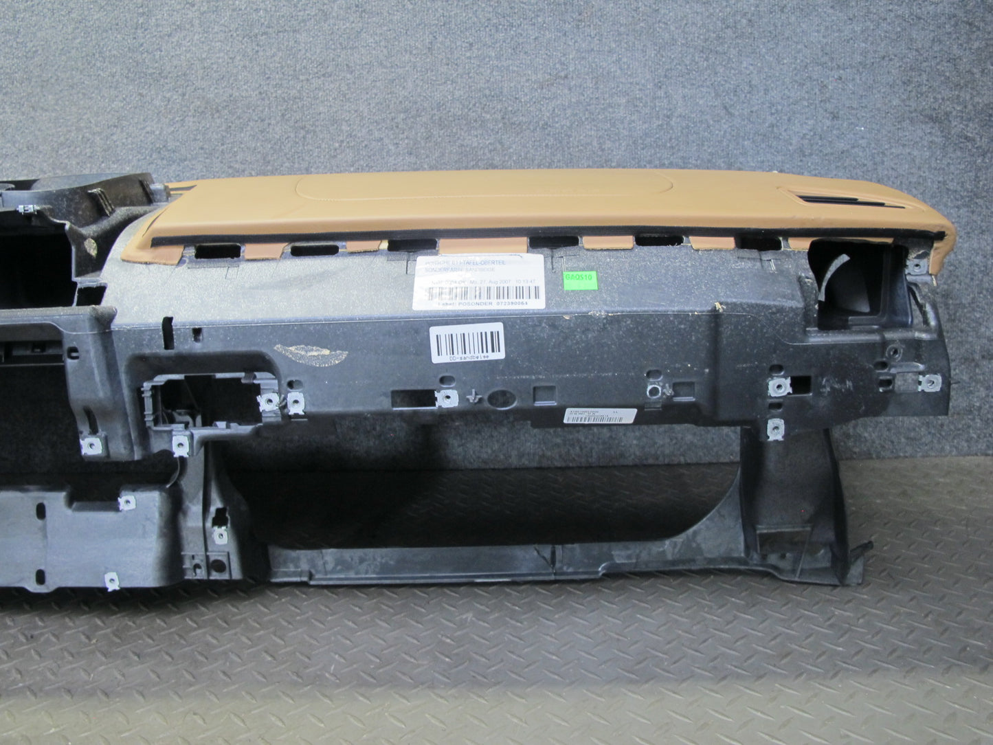 2007-2010 Porsche Cayenne 957 Dashboard Dash Instrument Panel Cover Sand Beige