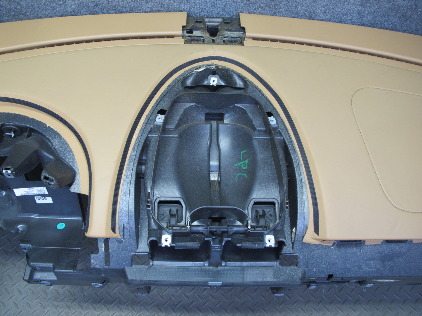 2007-2010 Porsche Cayenne 957 Dashboard Dash Instrument Panel Cover Sand Beige