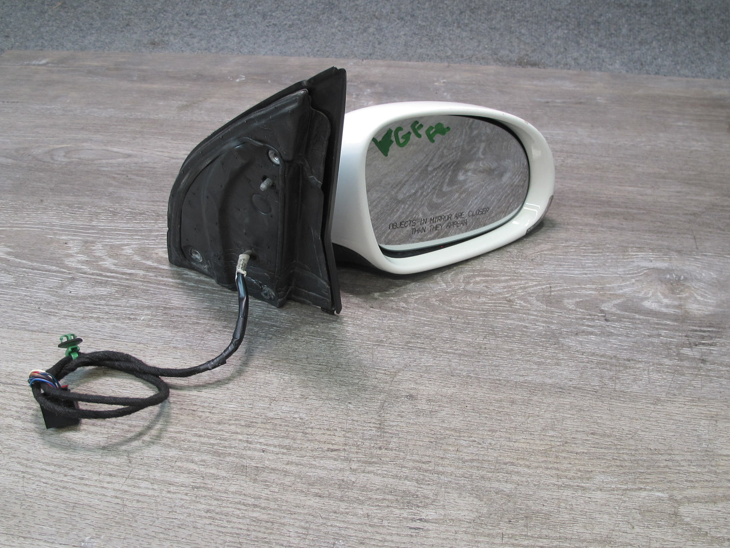 06-09 VW Rabbit GTI R32 Right Door Side View Power Heated Mirror Candy White OEM